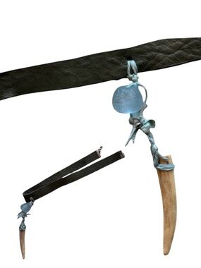 🍒NEW Artemis Choker with Antler Charm; Handmade by Loaded